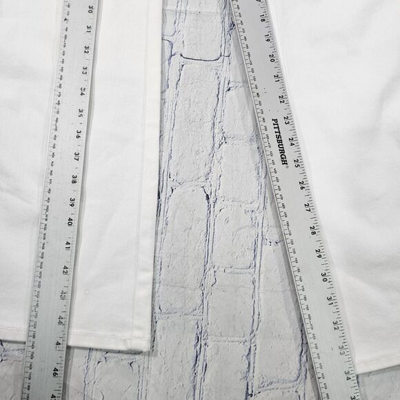 Old Navy WOMENS SIZE 16 Stay White Micro Flare Mid Rise Stretch Denim Jeans - Picture 3 of 11